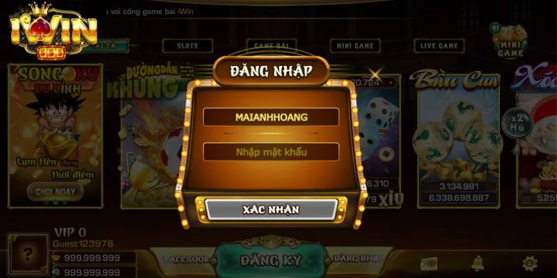 Đăng Nhập IWIN: Chỉ Dẫn Truy Cập Cược An Toàn, Dễ Dàng 2 Quy trình đăng nhập vào IWIN rất đơn giản, dễ dàng.