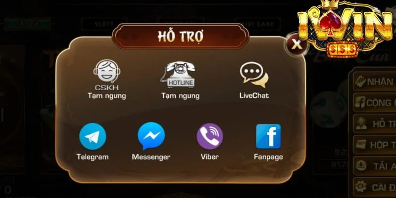 Đăng Nhập IWIN: Chỉ Dẫn Truy Cập Cược An Toàn, Dễ Dàng 3 Liên hệ CSKH khi cần hỗ trợ trong quá trình đăng nhập IWIN.