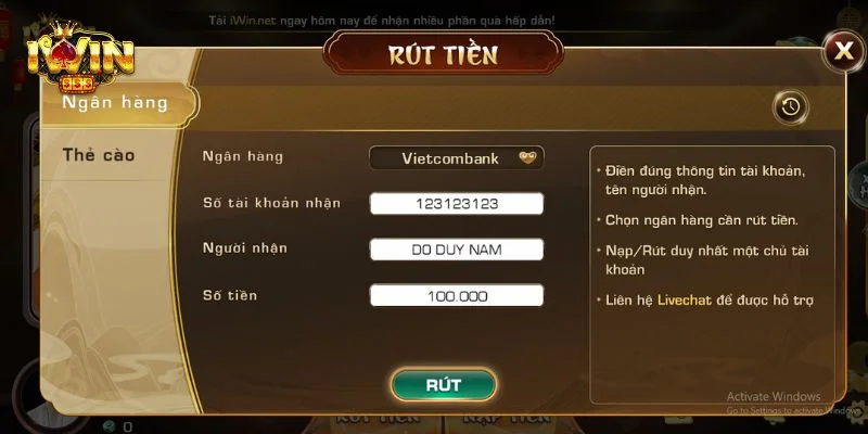 IWIN visum | Iwinclub - Tải Iwin Club Đã Được Cấp Phép Mới Nhất 23 Thao tác rút thưởng tại nhà cái IWIN được thực hiện nhanh gọn.